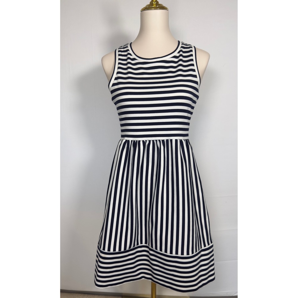 Outback Red Striped Sleeveless Fit Flare Dress Size Small